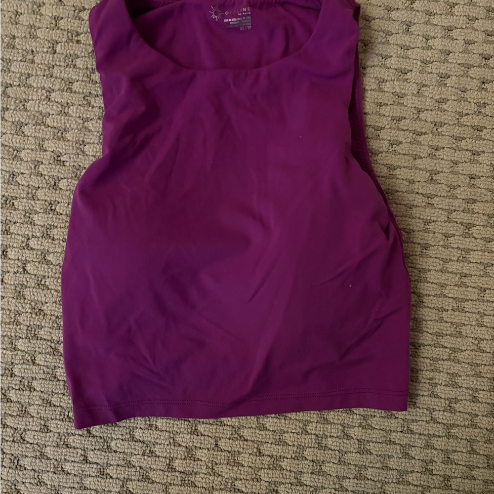 Aerie Vibrant Purple Tank Top